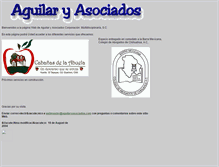 Tablet Screenshot of aguilaryasociados.com